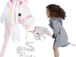 Hobby horse jednorożec na drewnianym kiju z dźwiękiem