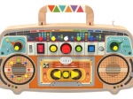 Drewniane radio FM – interaktywna tablica aktywności dla dzieci