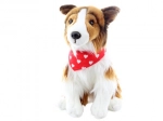 Pluszowa zabawka Długowłosy Collie z chustką