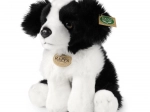 pluszowy pies border collie siedzący 30 cm eco‑friendly