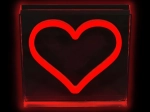 Led neonowa lampka serce czerwone 2kids toys