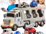 Woopie zestaw ratowniczy 5 w 1 z ciągnikiem i pojazdami