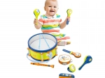 Plejo dziecięcy zestaw instrumentów muzycznych z bębenkiem