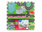 Miękkie piankowe puzzle miasto na podłogę 118 × 118 cm