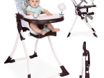Składane krzesełko do karmienia z zabawkami ECOTOYS