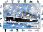 WOODEN CITY Drewniane puzzle Titanic 2w1, 505 elementów EKO
