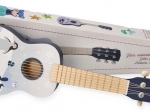Drewniana dziecięca gitara z arktycznymi zwierzętami