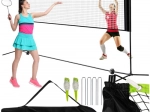 Przenośna siatka sportowa do siatkówki, badmintona i tenisa