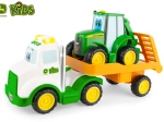John Deere traktor Johnny z ciągnikiem siodłowym 37 cm