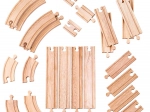 Zestaw Drewnianych Torów 24 Części Bigjigs Rail