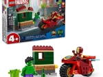 LEGO MARVEL Iron Man na motorze i Hulk 4+