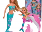 Steffi Love Mermaid Friends – zestaw lalek syrenek Steffi i Evi z delfinem i grzebieniem