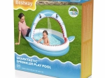 Nadmuchiwany dziecięcy basenik ze zraszaczem Sharktastic