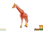 Plastowa figurka żyrafy siatkowanej 17 cm