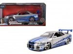 Metalowy model auta 2002 Nissan Skyline GT‑R R34 1:24 Szybcy i wściekli