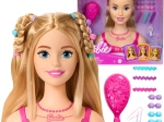 Barbie głowa do czesania i stylizacji z akcesoriami, 20 elementów