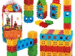 Klocki konstrukcyjne Marioinex Duże Wafle 170 szt.