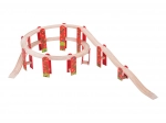 Bigjigs Rail wielopoziomowa drewniana konstrukcja kolejowa
