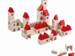 Drewniana układanka miasteczko