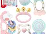 Zestaw sensorycznych gryzaków i grzechotek WOOPIE Baby