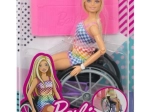 Barbie Fashionistas lalka na wózku inwalidzkim w kraciastej stylizacji