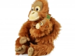 Pluszowy orangutan z młodym 28 cm EKOLOGICZNY
