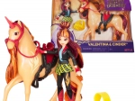 Unicorn Academy Valentina i Cinder – figurka dziewczynki i jednorożca z akcesoriami