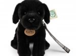 pluszowy pies labrador czarny 25 cm eco-friendly