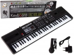 Elektroniczny instrument klawiszowy z mikrofonem i radiem FM, 61 klawiszy