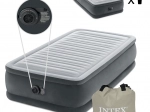 Dmuchany materac jednoosobowy 191 × 99 cm z elektryczną pompką Intex Deluxe