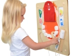 Masterkidz ścienna tablica sensomotoryczna higiena ust Flex Montessori