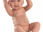 Llorens New Born dziewczynka – realistyczna lalka niemowlę, całowinylowe ciało 40 cm