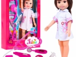 Duża lalka pielęgniarka z akcesoriami lekarskimi dla dzieci 3+