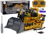RC buldożer 2.4 GHz z ruchomym lemieszem