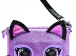 Interaktywna torebka PURSE PETS Purdy Purrfect – fioletowa kotka z oczami LED