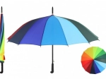 Kolorowy tęczowy parasol składany 78 cm