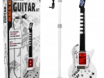 Gitara elektryczna + mikrofon dla dzieci 6+ Dźwięki instrumentów muzycznych + światła