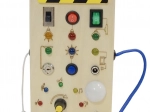 Drewniana interaktywna LED busy board 2Kids Toys
