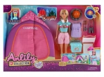 Lalka z namiotem i efektami, zestaw 30 cm