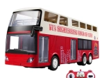 Autobus Dwupoziomowy RC 1:18 Czerwony z Pilotem