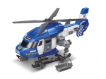 Policyjny helikopter z efektami
