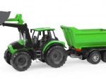 Lena WORXX traktor Deutz-Fahr z przyczepą i ładowaczem