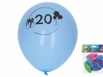 Balony do nadmuchiwania 30 cm z numerem 20 – zestaw 5 szt.