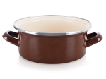 Emaliowany garnek Brown 20,5 cm, 2,2 l