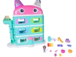 Duży koci domek z windą i lalką z GABBY'S DOLLHOUSE