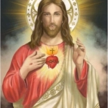 Malowanie diamentowe Jezus z sercem 30 × 40 cm NORIMPEX