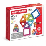 MAGFORMERS Rainbow magnetyczne klocki 30 elementów