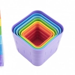 Wieża do układania z klocków Technok Kubus piramida