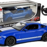 Zdalne sterowany samochód Ford Shelby GT500 Rastar w skali 1:14 niebieski