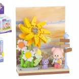 Mini klocki KOCO kwiatowa sceneria